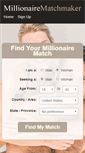 Mobile Screenshot of millionairematchmaker.net